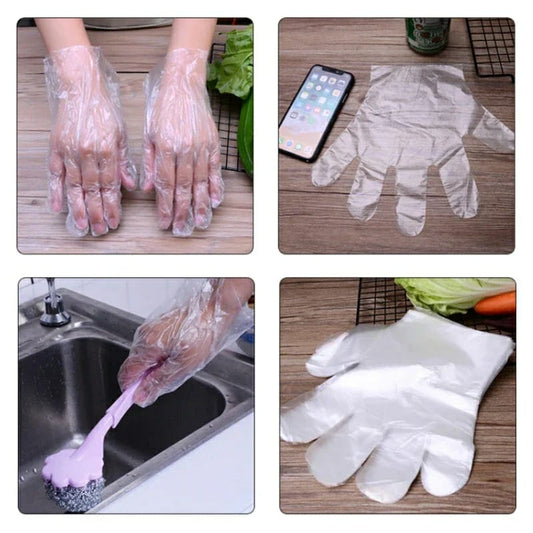 100 PIECES DISPOSABLE GLOVES